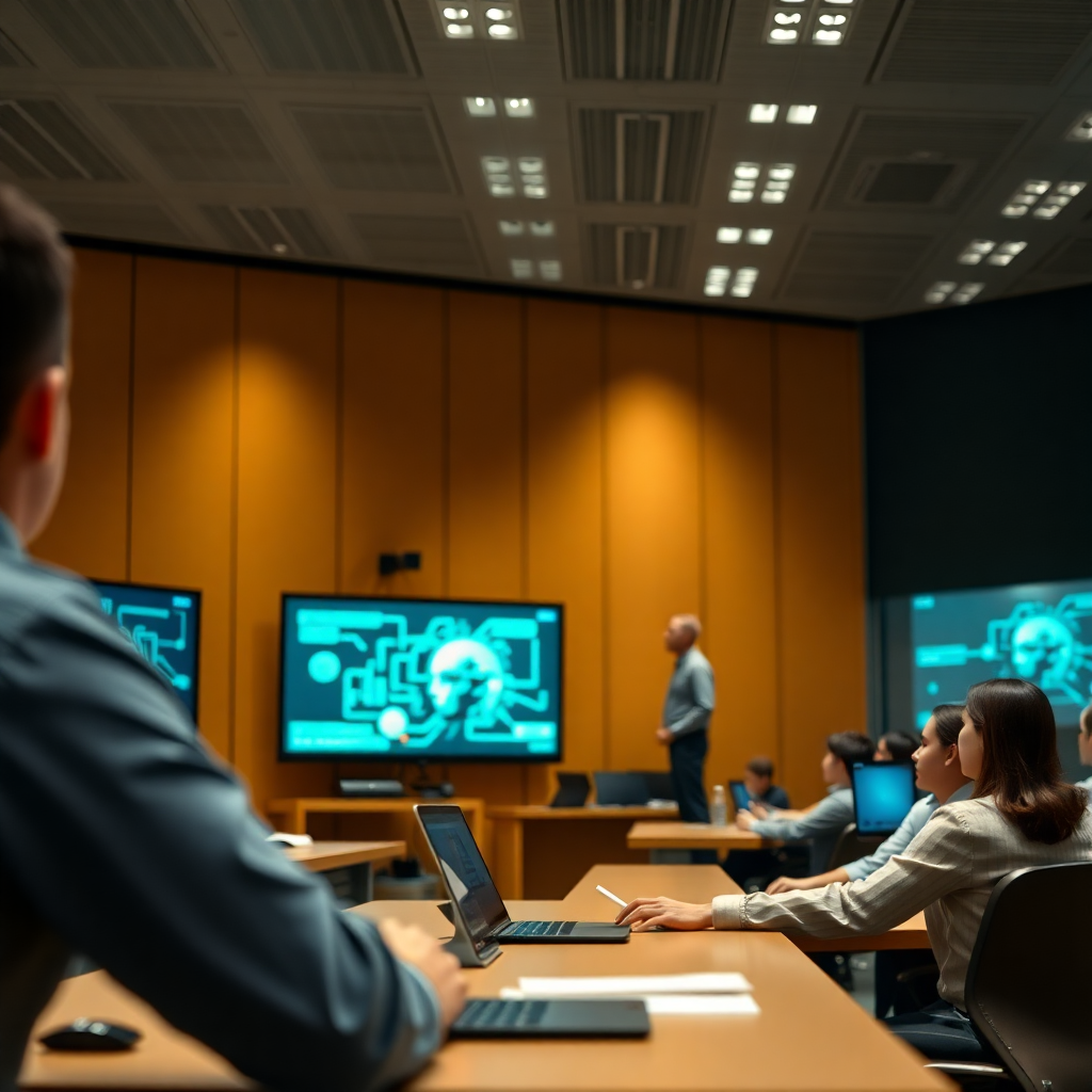 AI-powered education platform dashboard